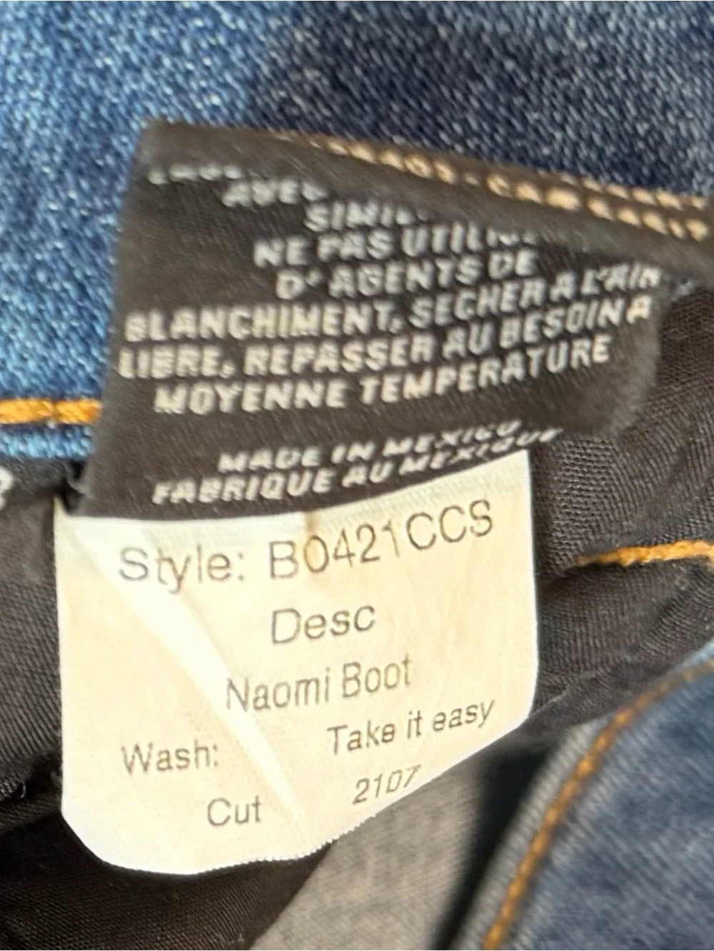 BLACK ORCHID Naomi Split Seam Bootcut Jeans Size 28 – Y2K Denim Stretch